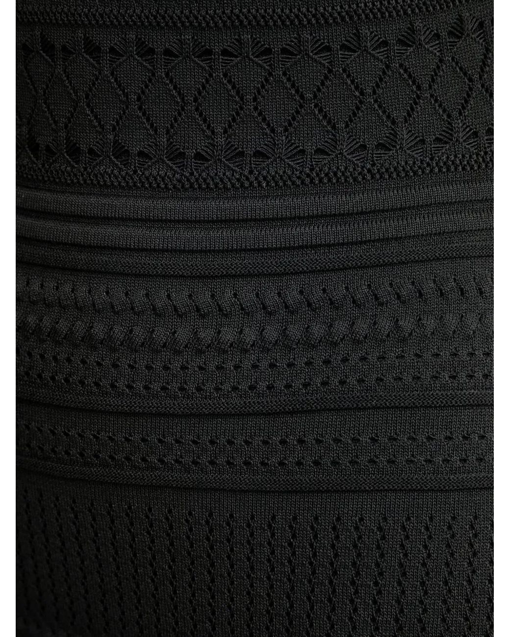 Guess Black Sweater Mini Dress