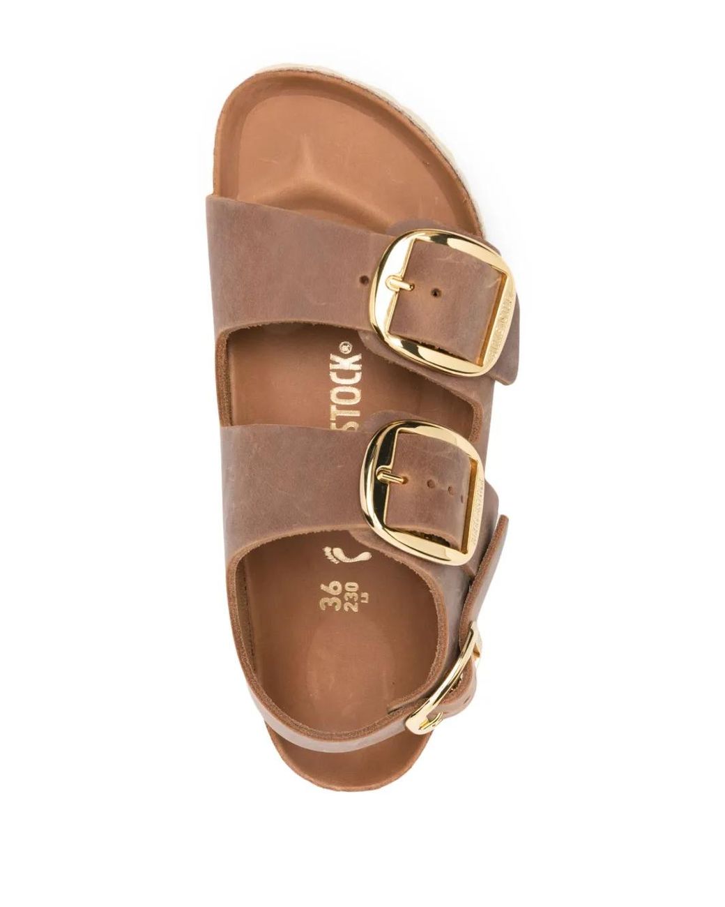 Birkenstock Brown Milano Big Buckle