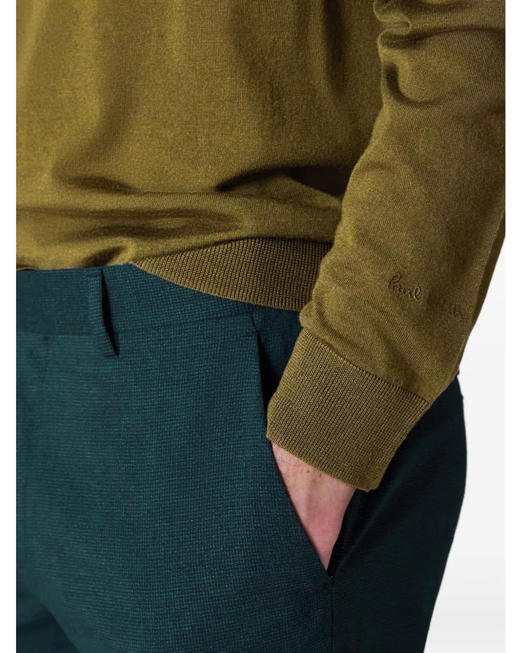 Paul Smith Pullover mit Rundhalsausschnitt in Green für Herren
