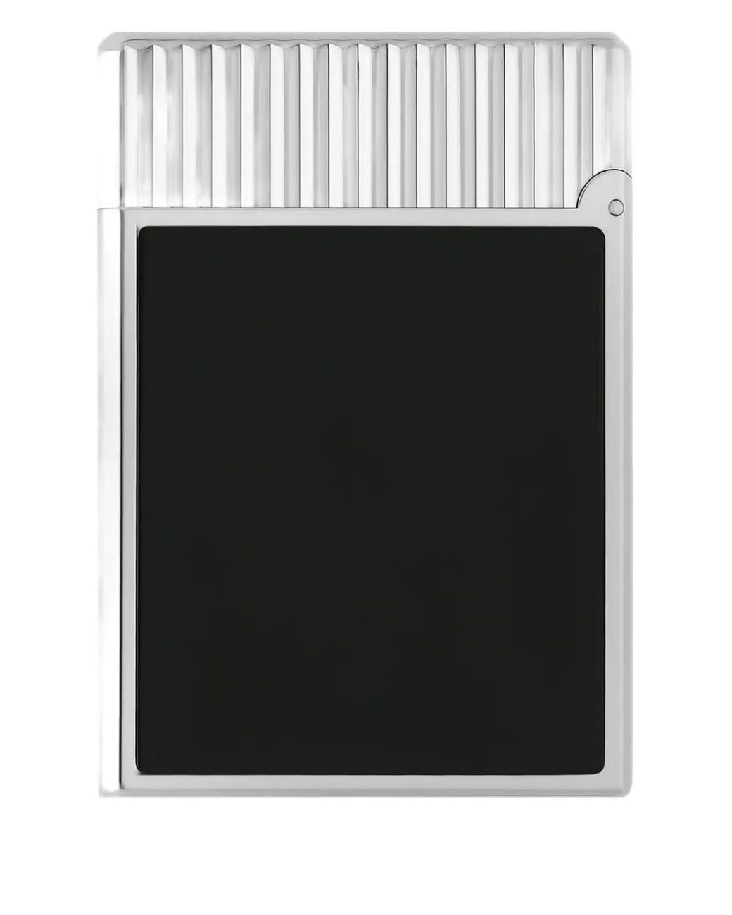 S T Dupont Black Briquet À Fini Laqué