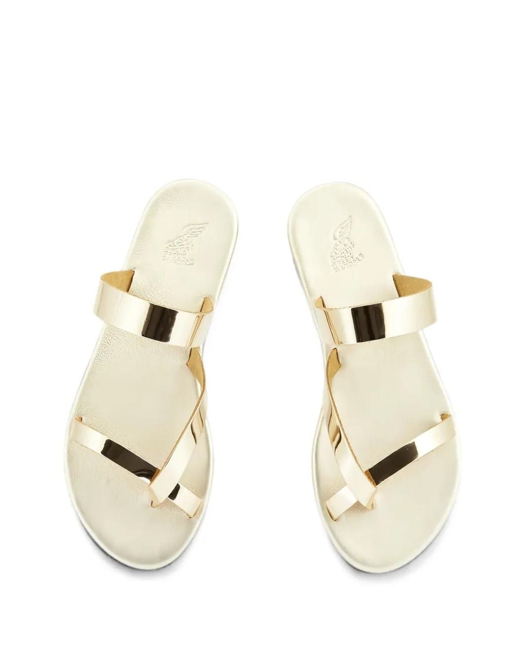 Ancient Greek Sandals White Daphnae Sandals