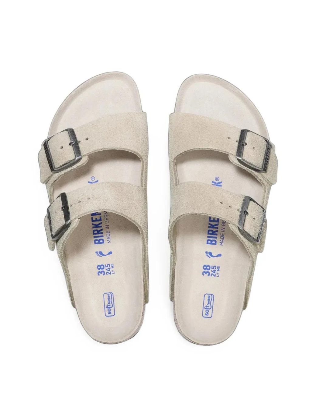 Birkenstock White Chaussons Arizona