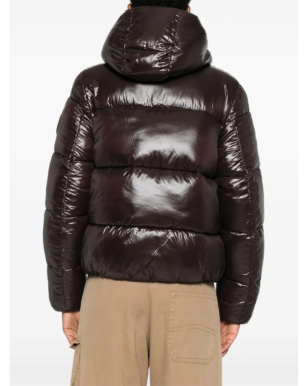 Save The Duck Black Hooded Puffer Jacket
