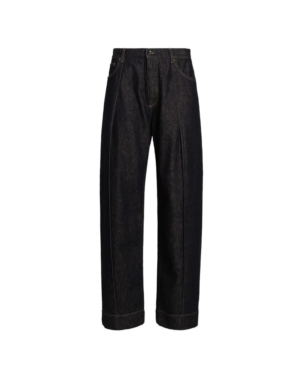 Dolce & Gabbana Black Denim Trousers for men
