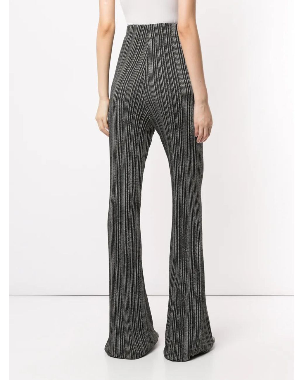 Ellery Gray Footnote Flared Trousers