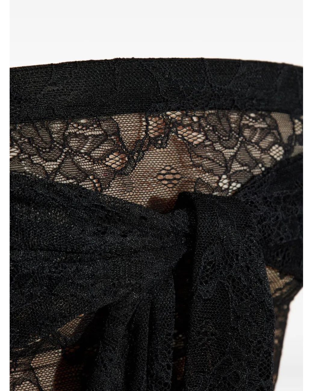 Top Con Fiocco di Vetements in Black