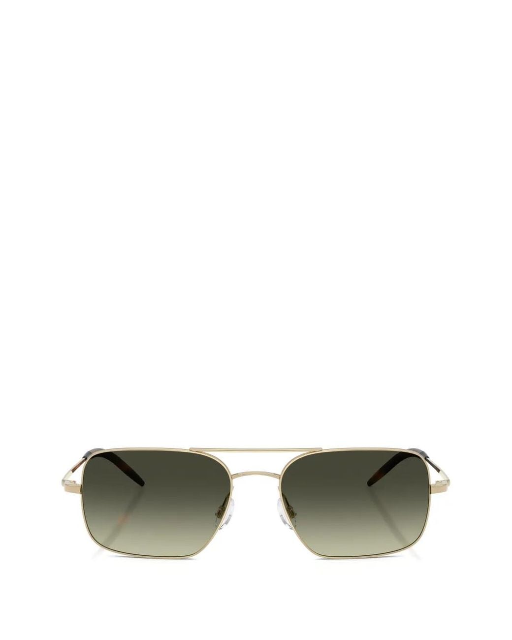 Oliver Peoples Green Victory Ii Rectangle-Frame Sunglasses