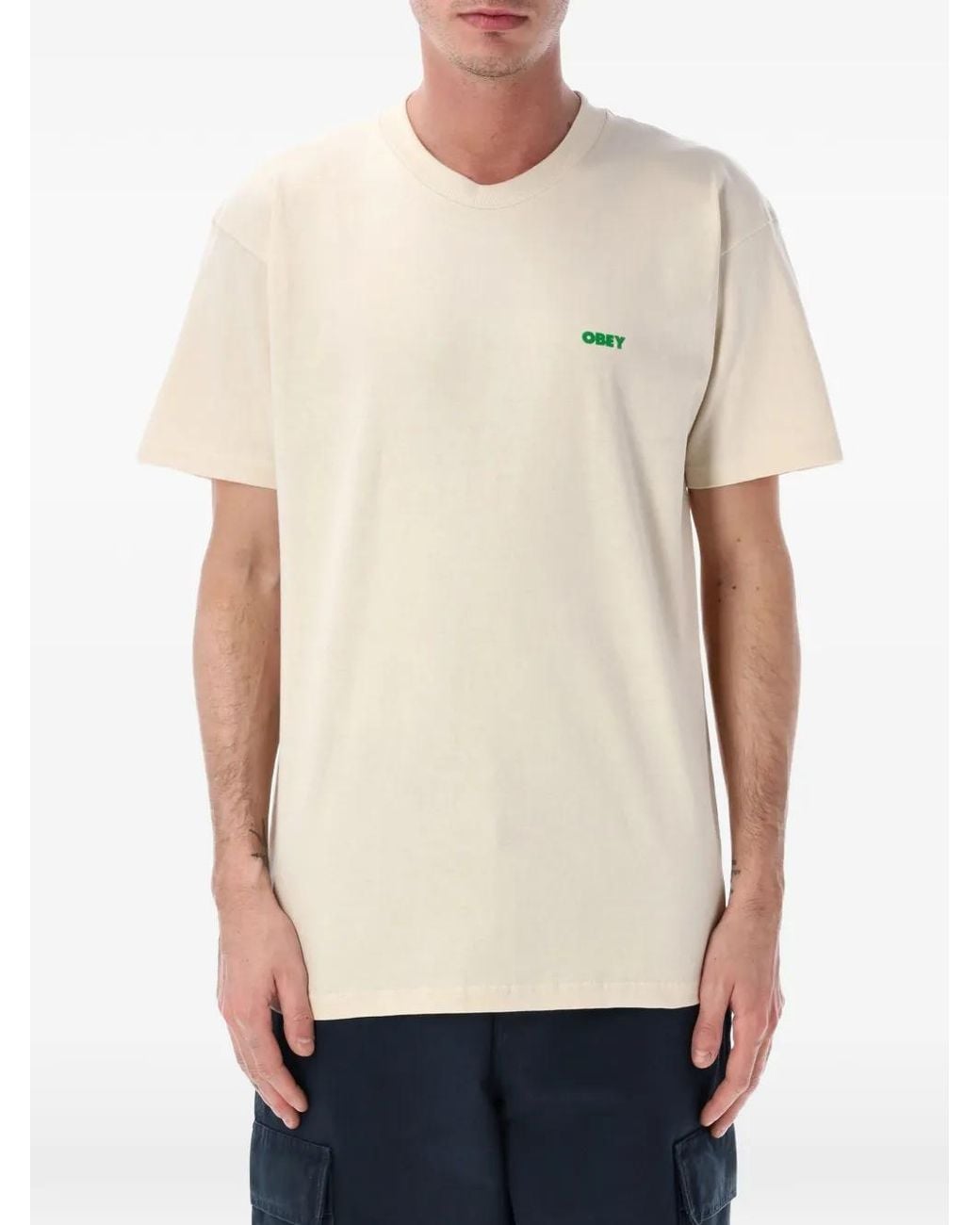 Obey White Power T-Shirt for men