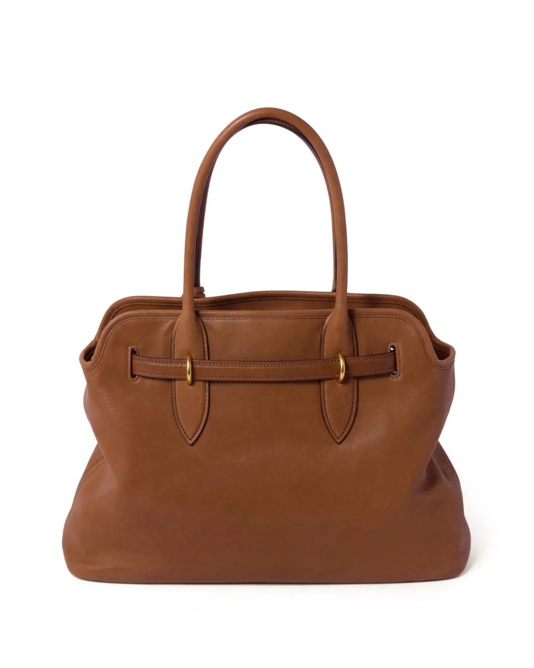 Miu Miu Brown Aventure Nappa Leather Bag