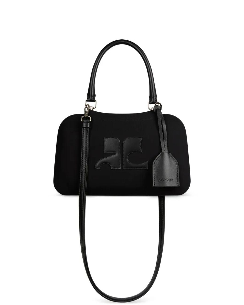 Borsa A Mano Shadow di Courreges in Black