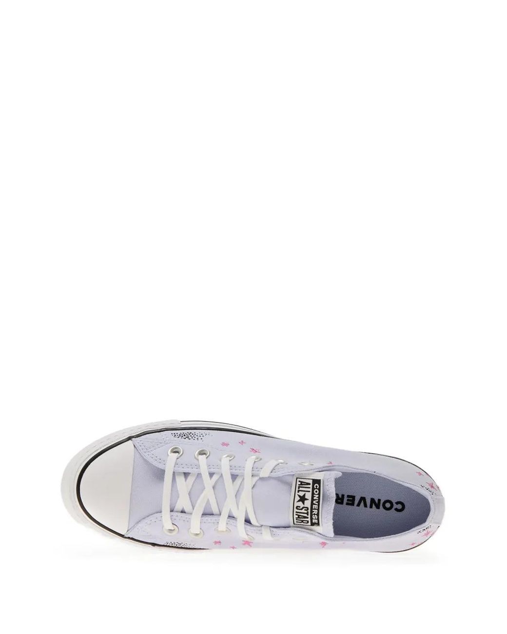 Converse White Sneakers Chuck Taylor All Star Lift Platform Celestial Blueberry Ice/ Cactus Bud/ Eur