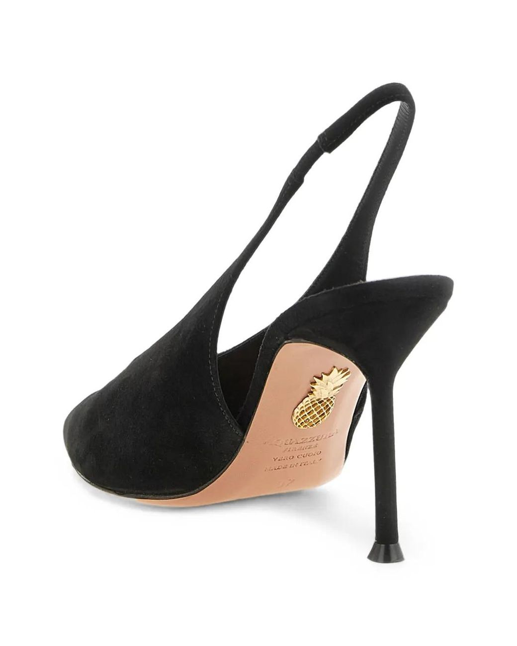 Aquazzura Black Voltaire Slingback Pumps