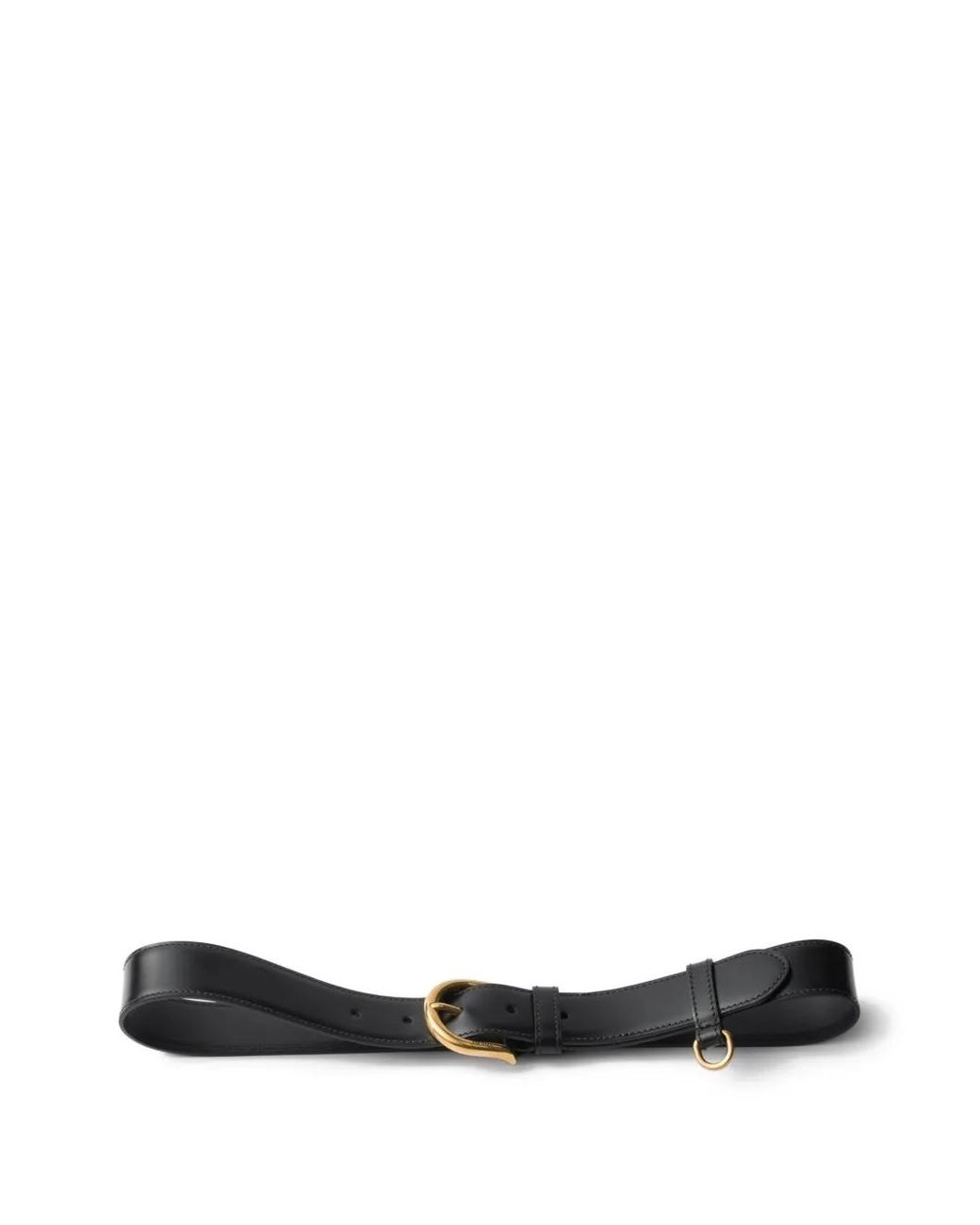 Prada Leren Riem in het White