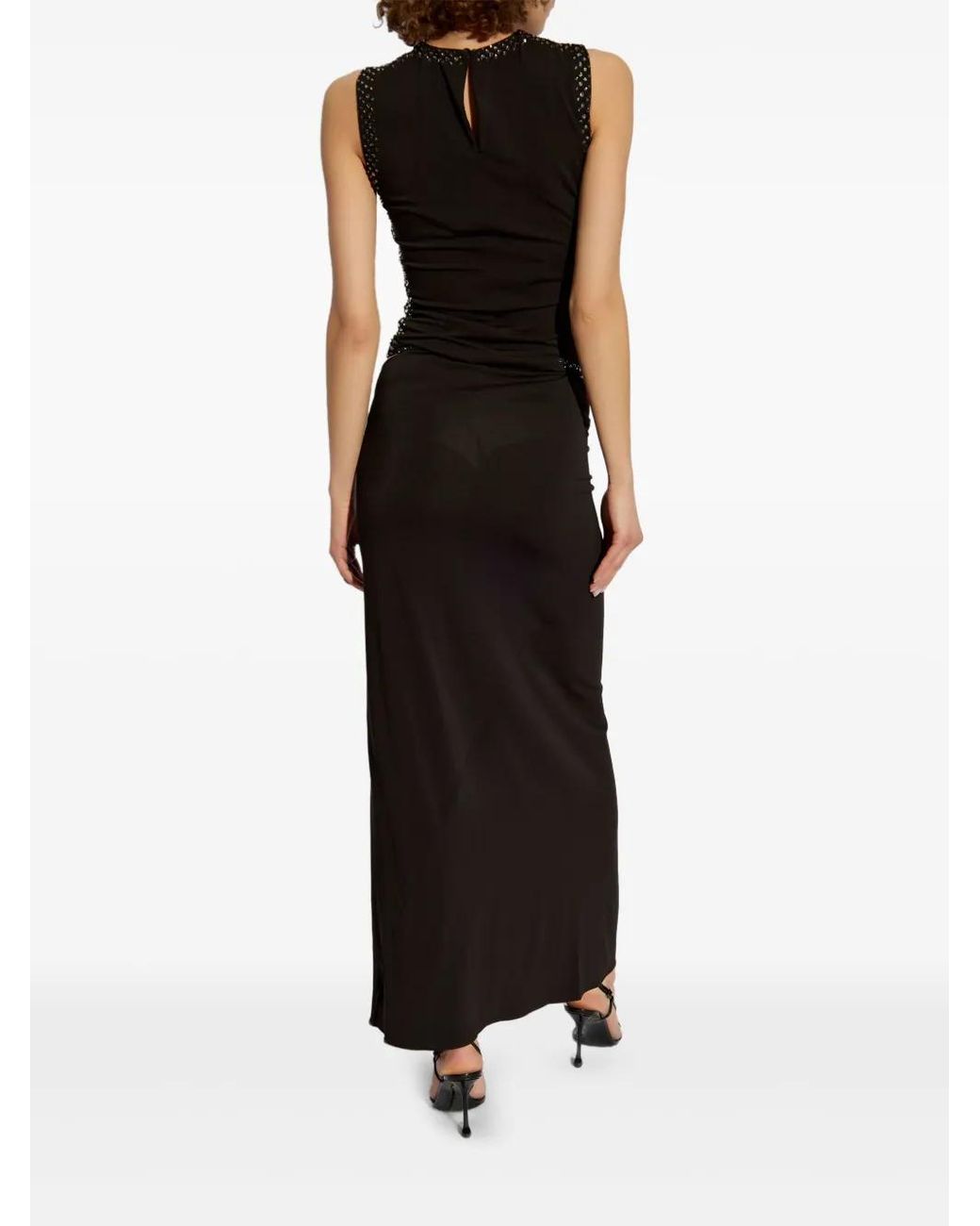 The Attico Black Fitted Dress