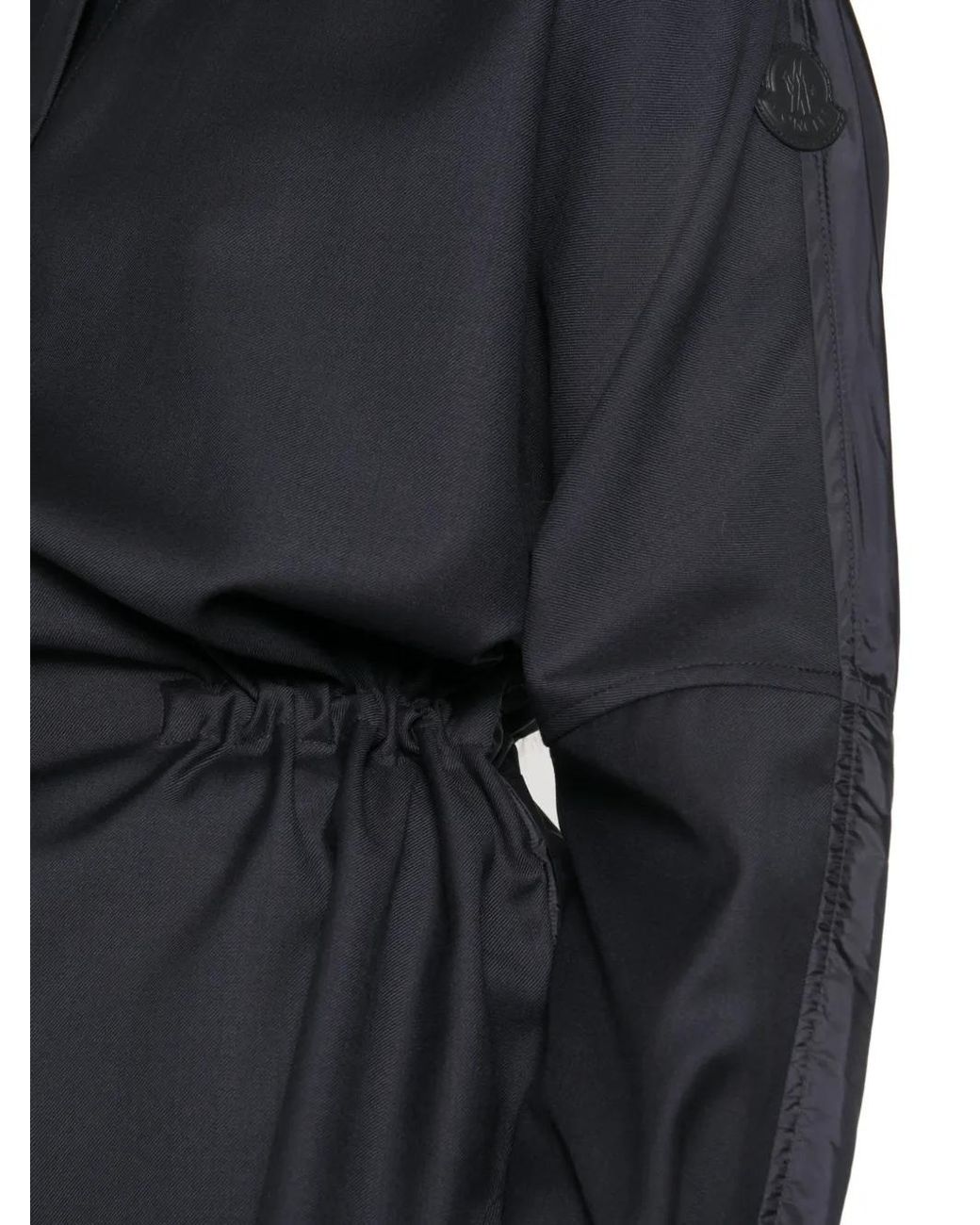 Moncler Black Drawstring-Waist Shirt