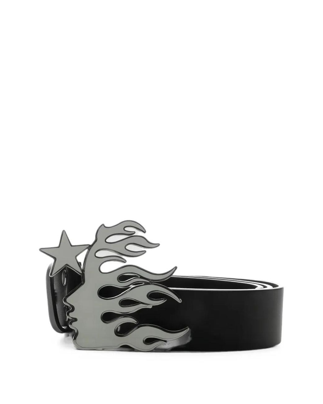 HELLSTAR White Flame Girl Logo Belt for men