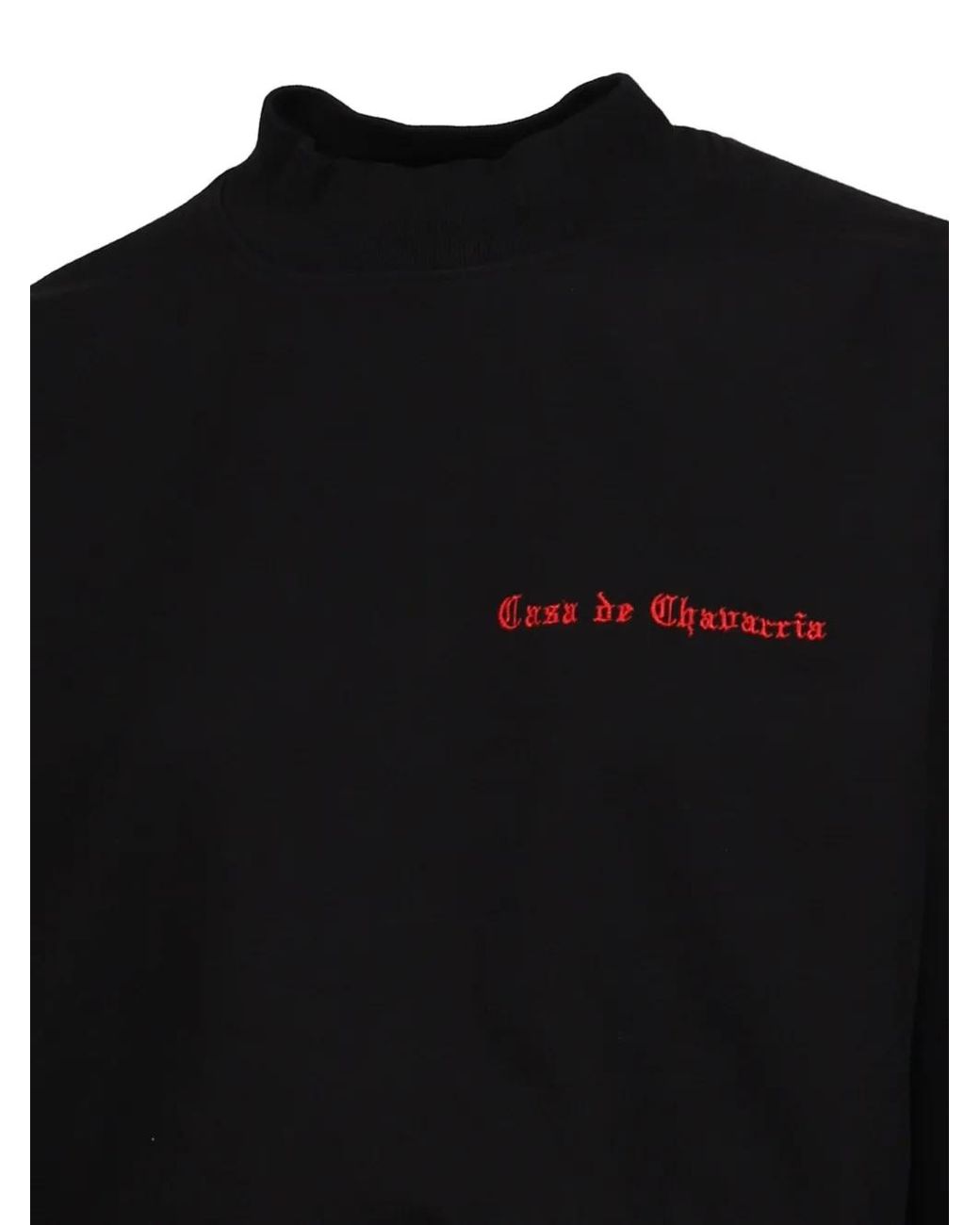 Willy Chavarria Black Casa De Chavarria Long-Sleeve Bodysuit