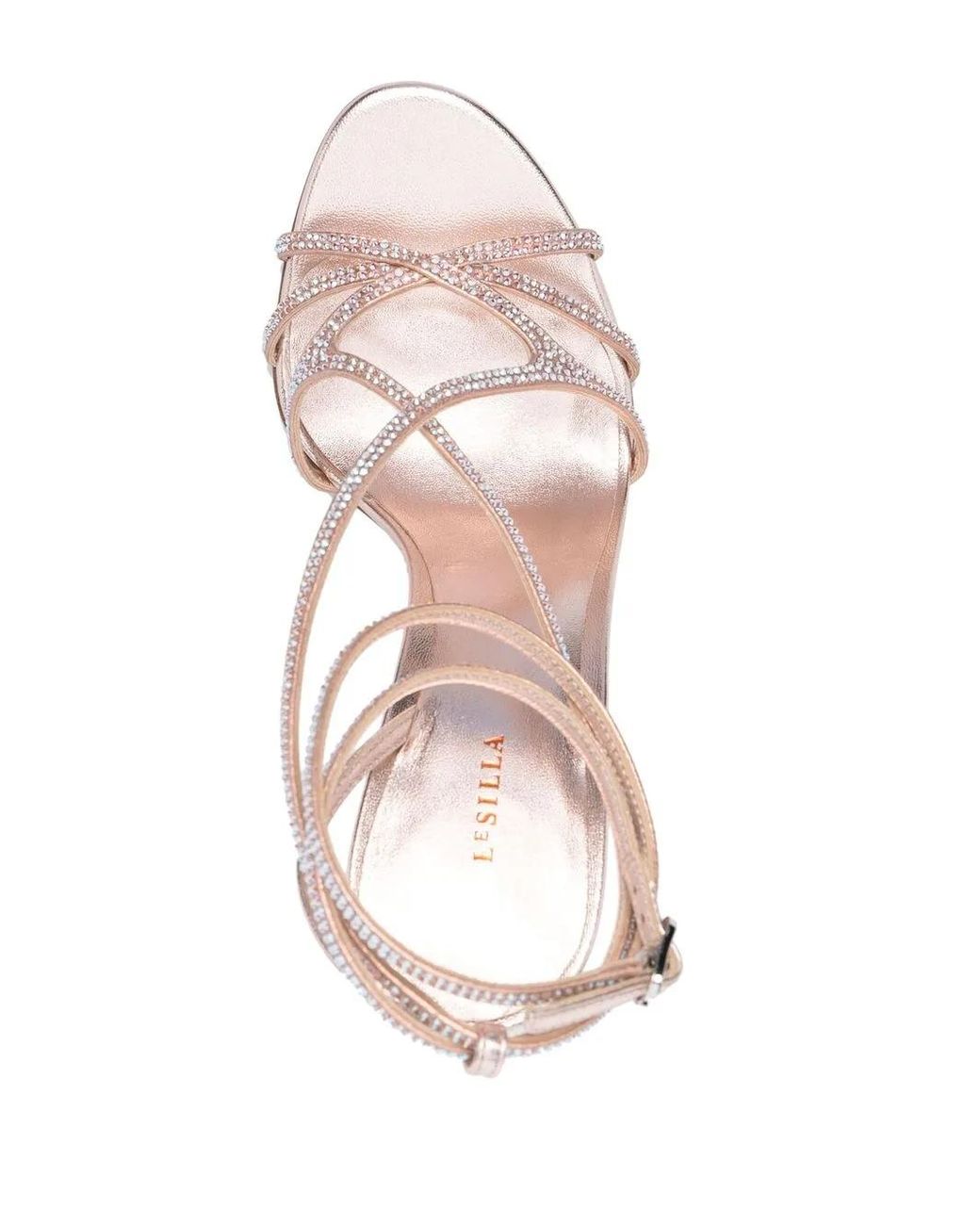 Le Silla White Belen Strap Sandals