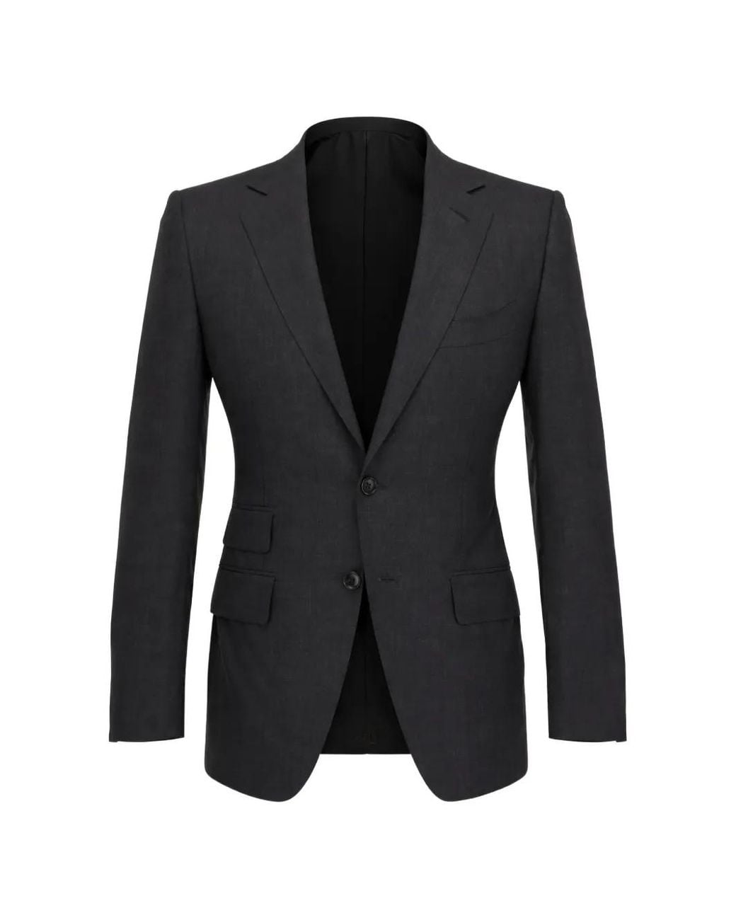 Tom Ford Black Blazer En Laine À Simple Boutonnage for men