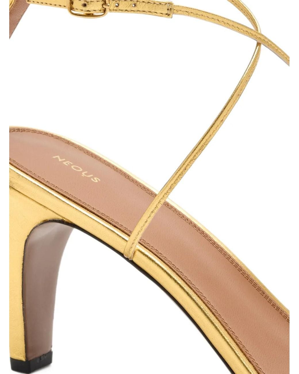 Neous White Chamu Strappy Leather Sandals
