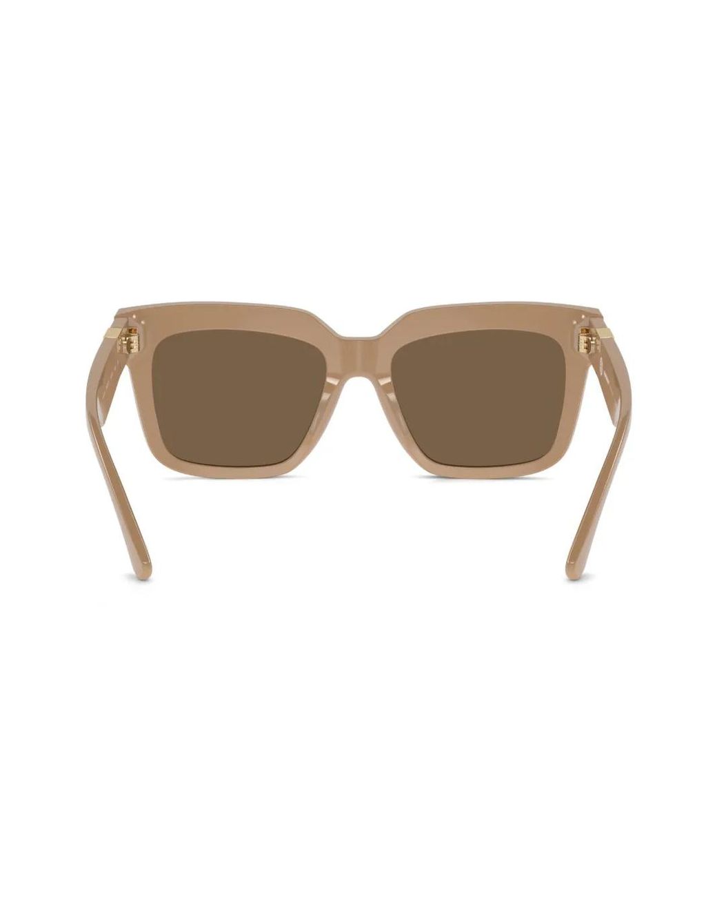 Burberry Brown Monogram-Plaque Wayfarer Sunglasses