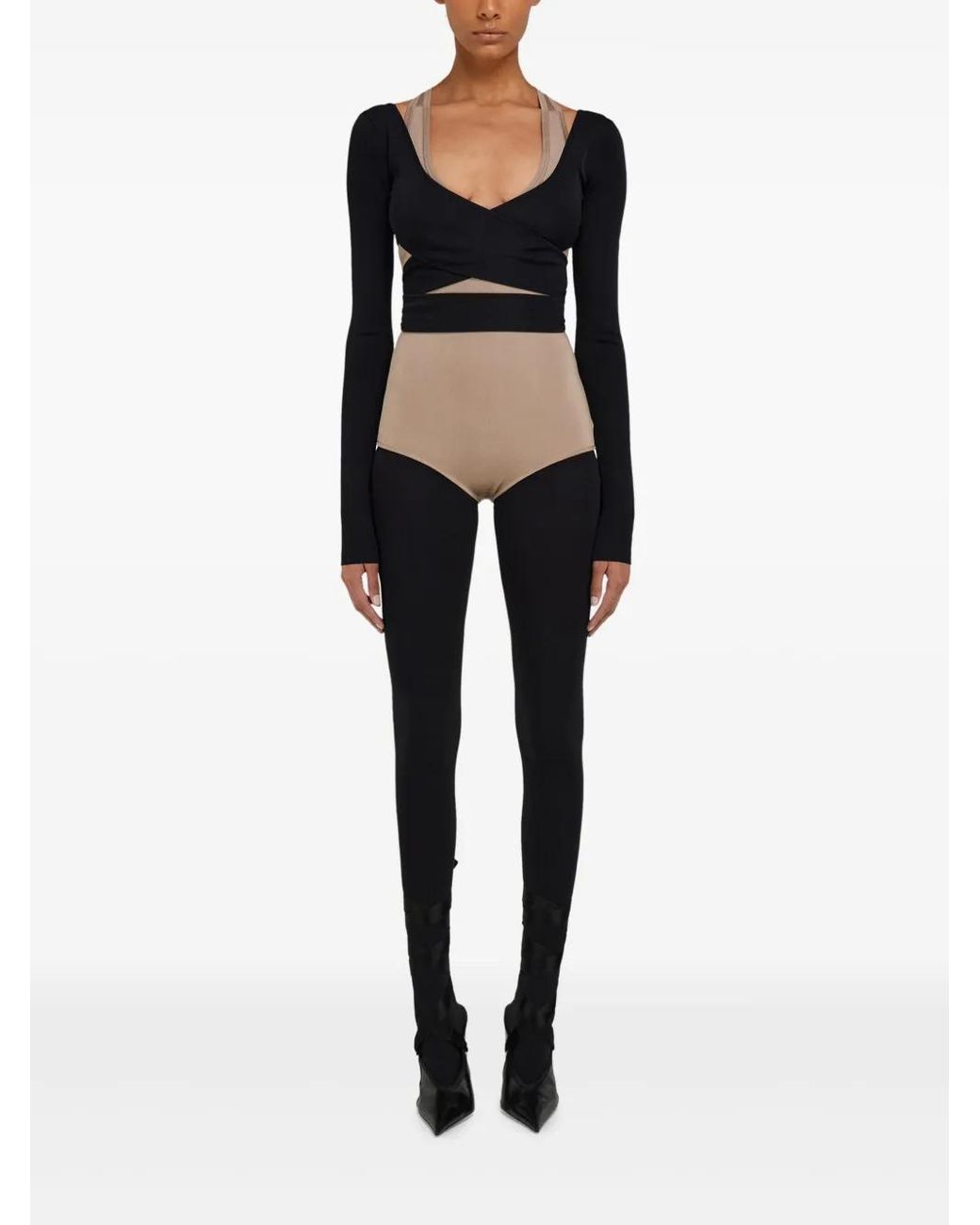 Ferragamo Black Cache-Coeur Sweater