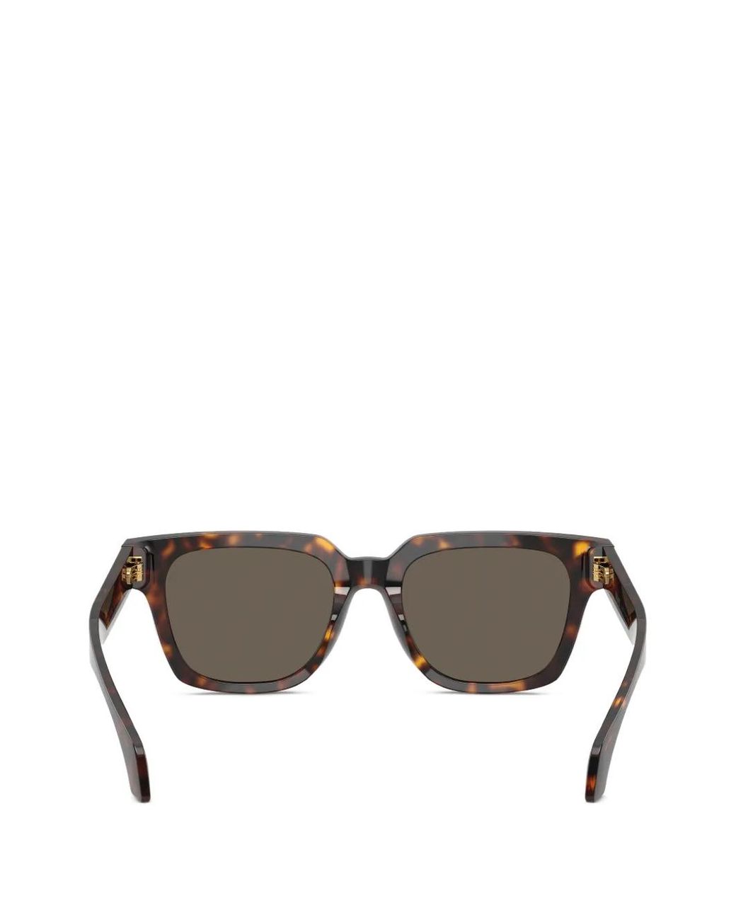 Versace Gray Square Emblem Sunglasses for men