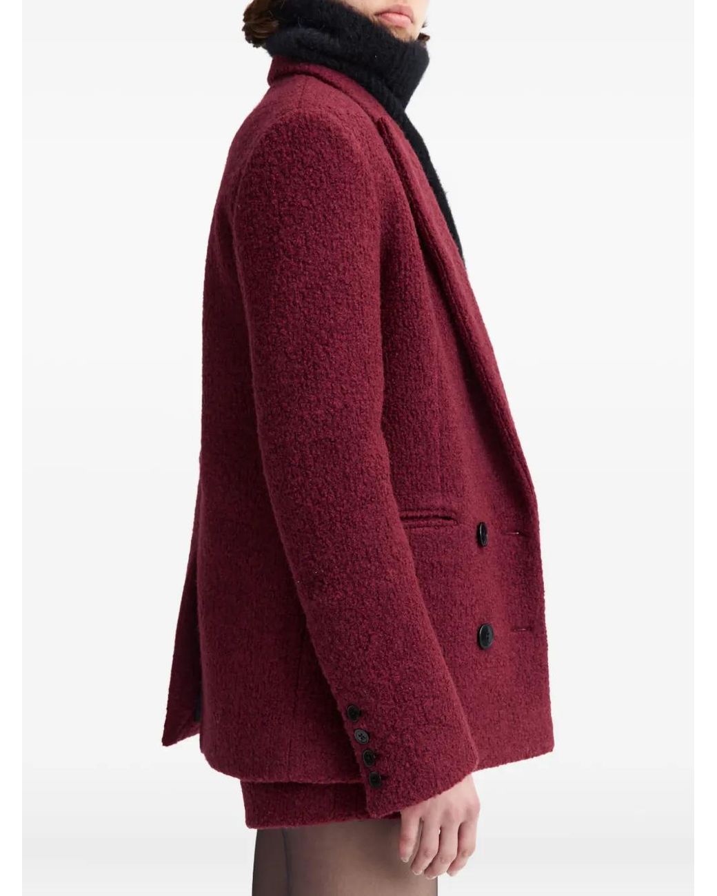 16Arlington Purple Vale Double-Breasted Blazer