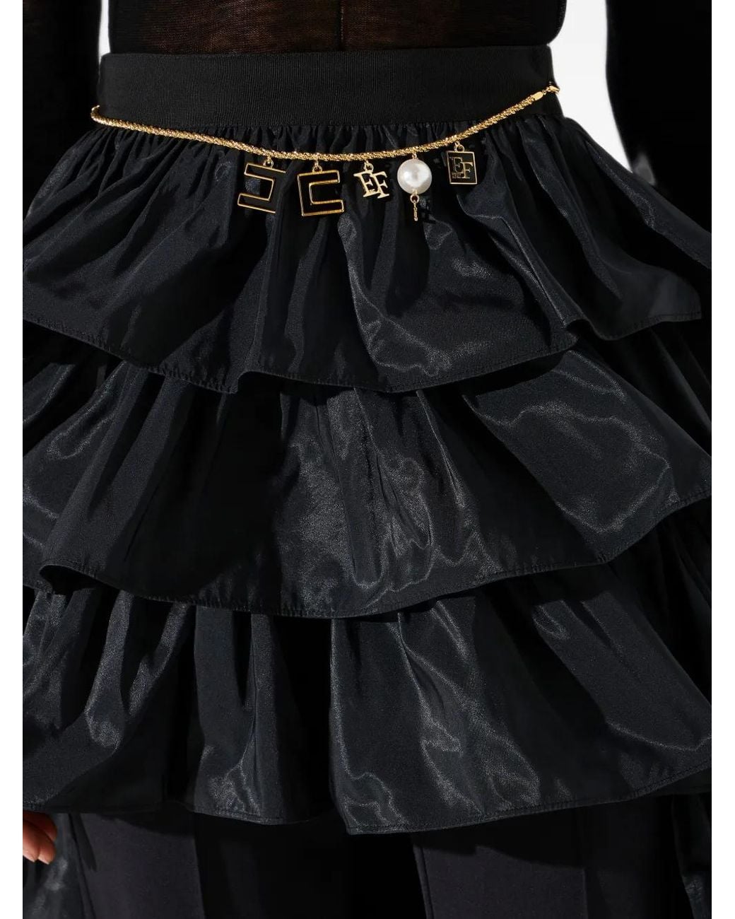 Elisabetta Franchi Black Skirt