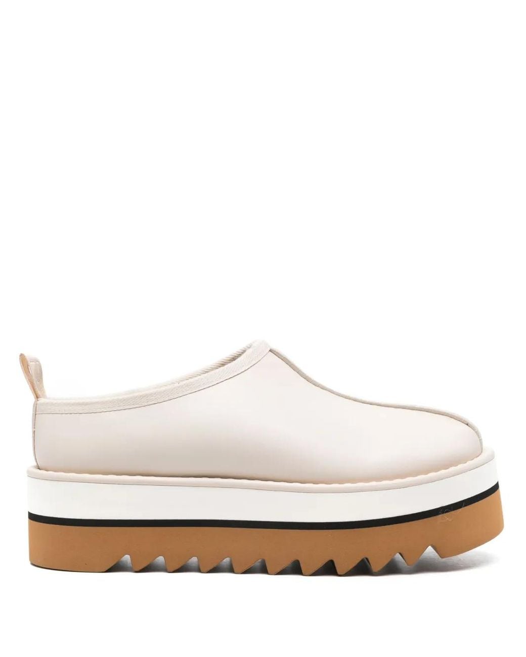 Stella McCartney White Sneak-Elyse Slipper