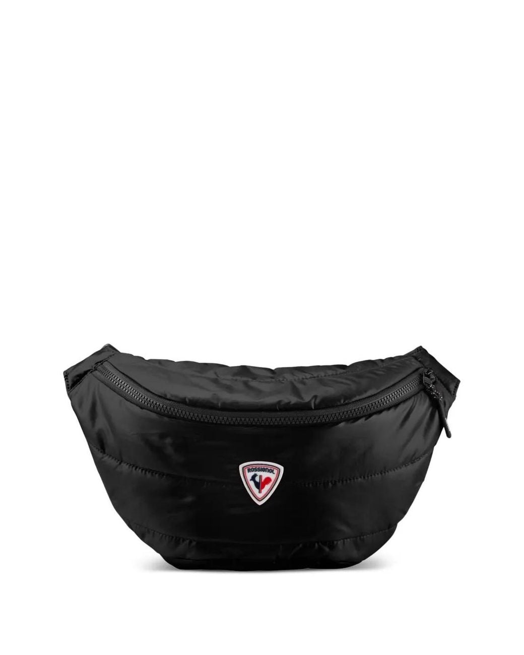 Rossignol Black Quilted Logo-Patch Belt Bag