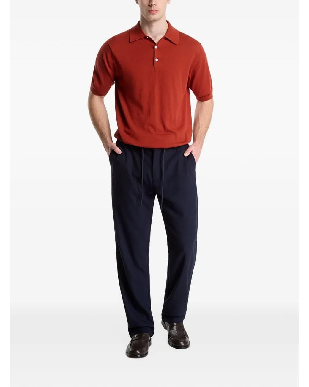 Guess Blue Norris Drawstring Trousers for men