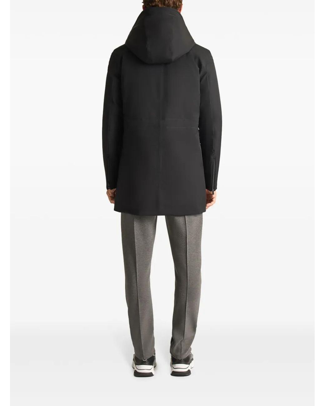 Fusalp Black Gezi Raincoat for men