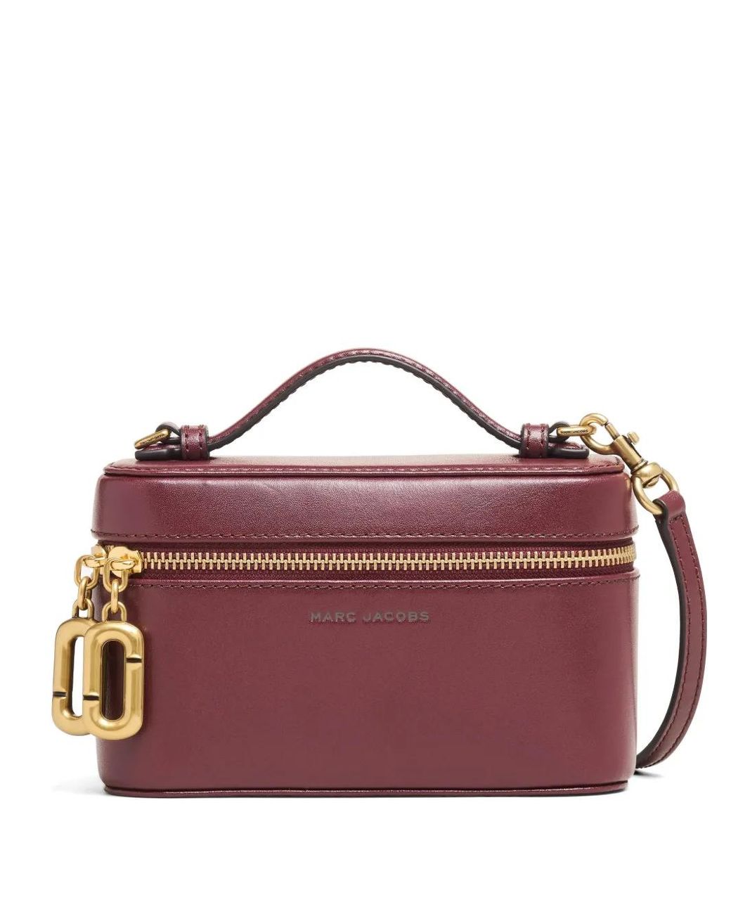 Marc Jacobs Purple Leather Vanity Bag