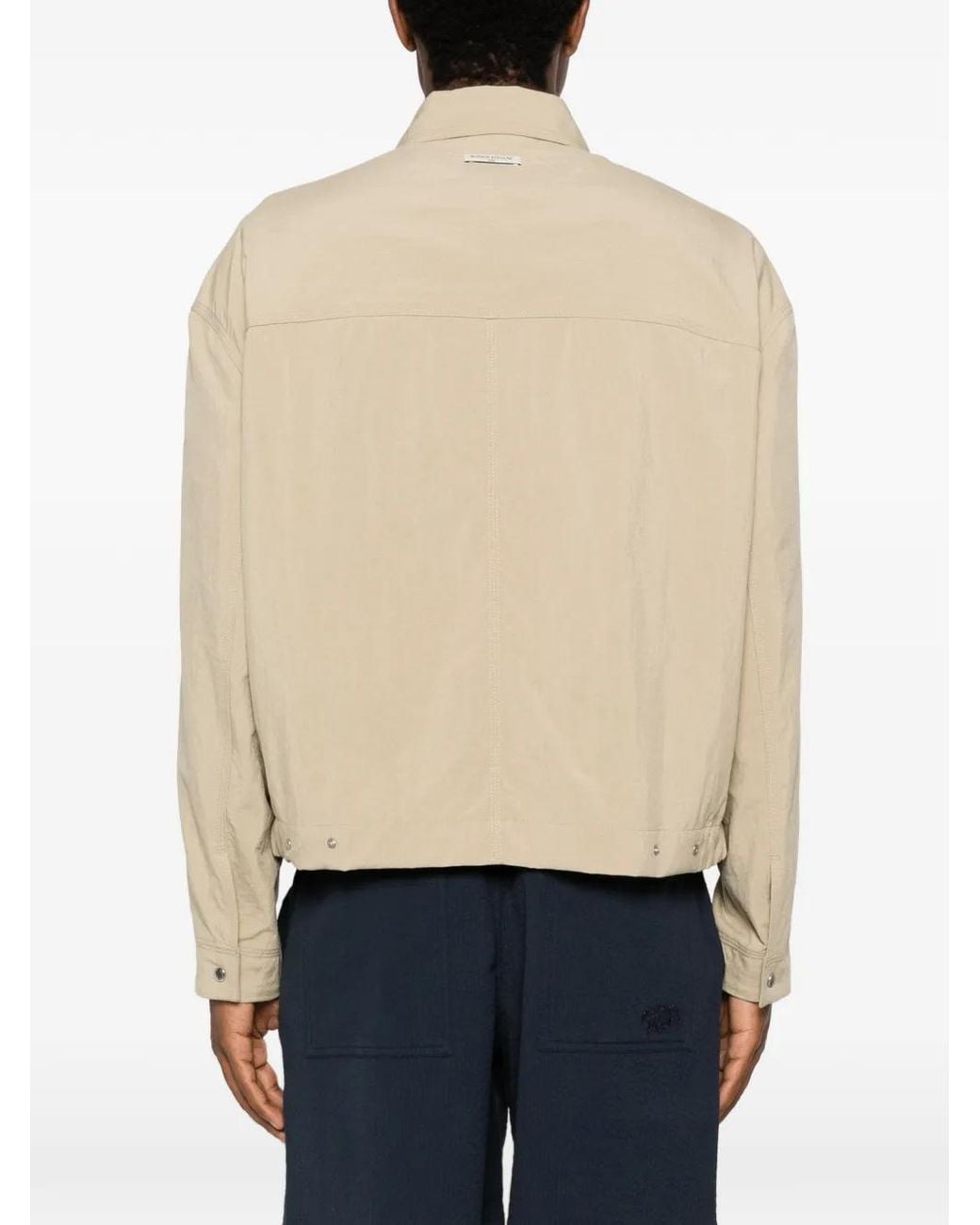 Maison Kitsuné Natural Zip-Front Utility Jacket for men