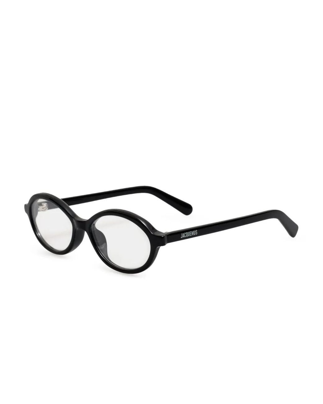 Jacquemus Black Oval-Frame Glasses