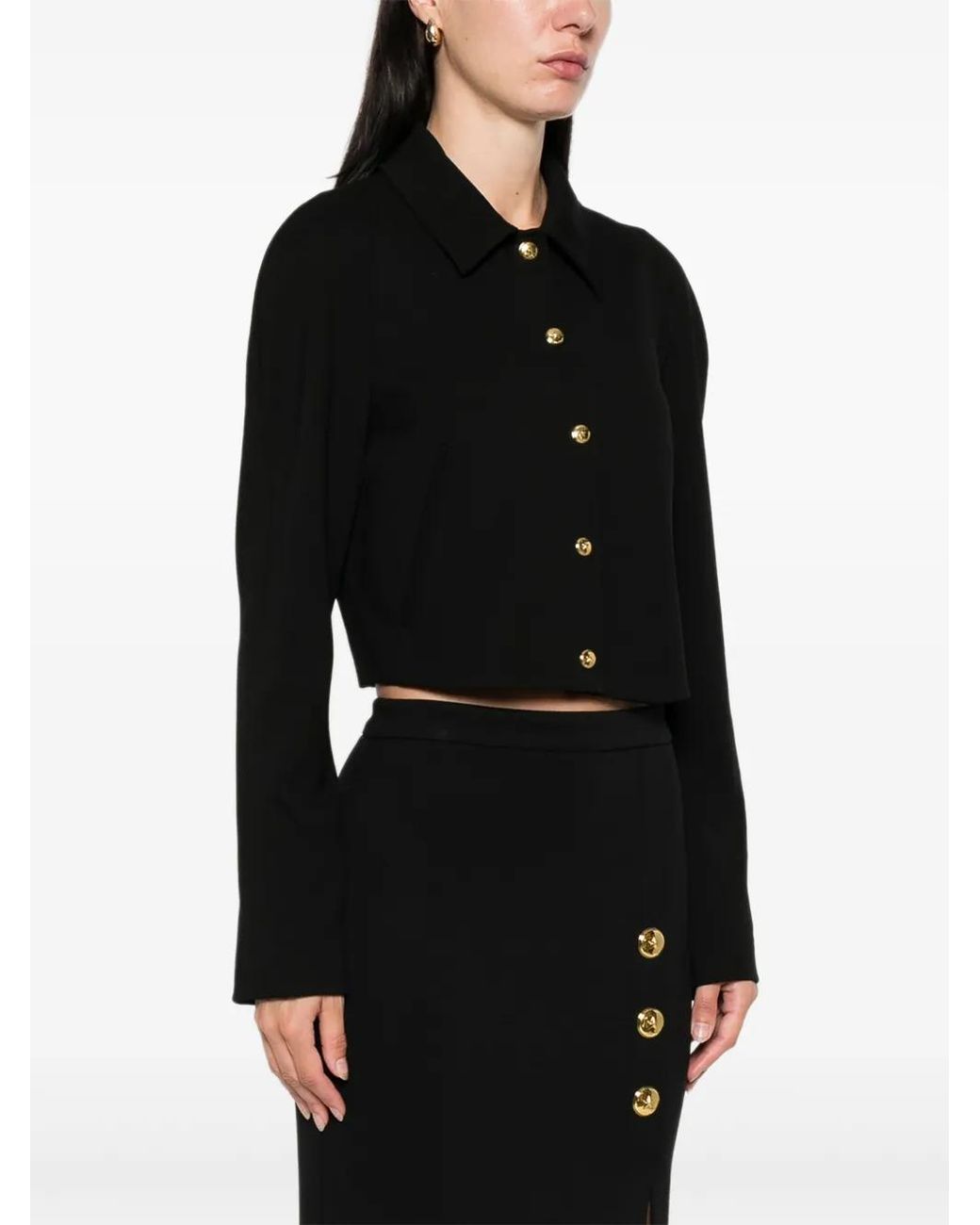 Pinko Black Cropped Jacket