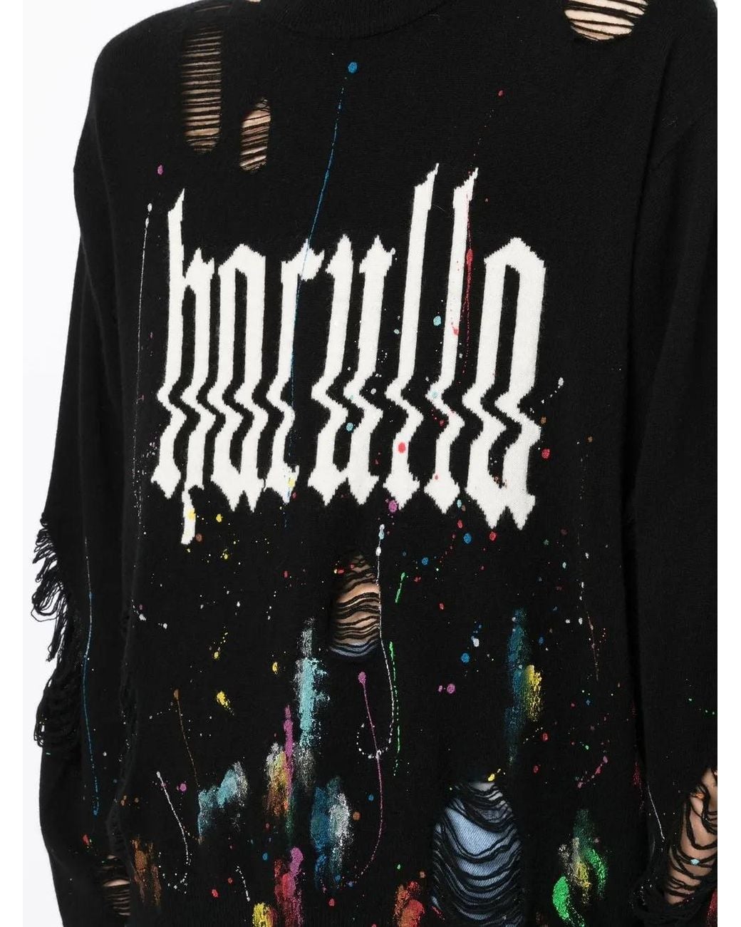 Pull Glitched À Logo Imprimé Haculla pour homme en coloris Black