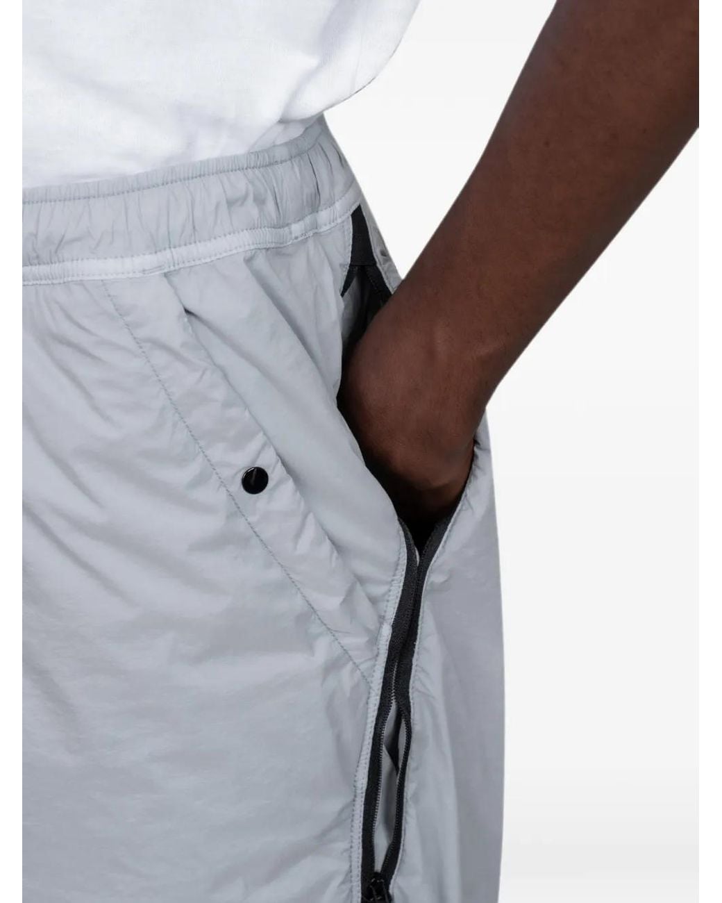 Stone Island Gray 3100017 Ultralight Nylon Stretch-Tc Pants for men