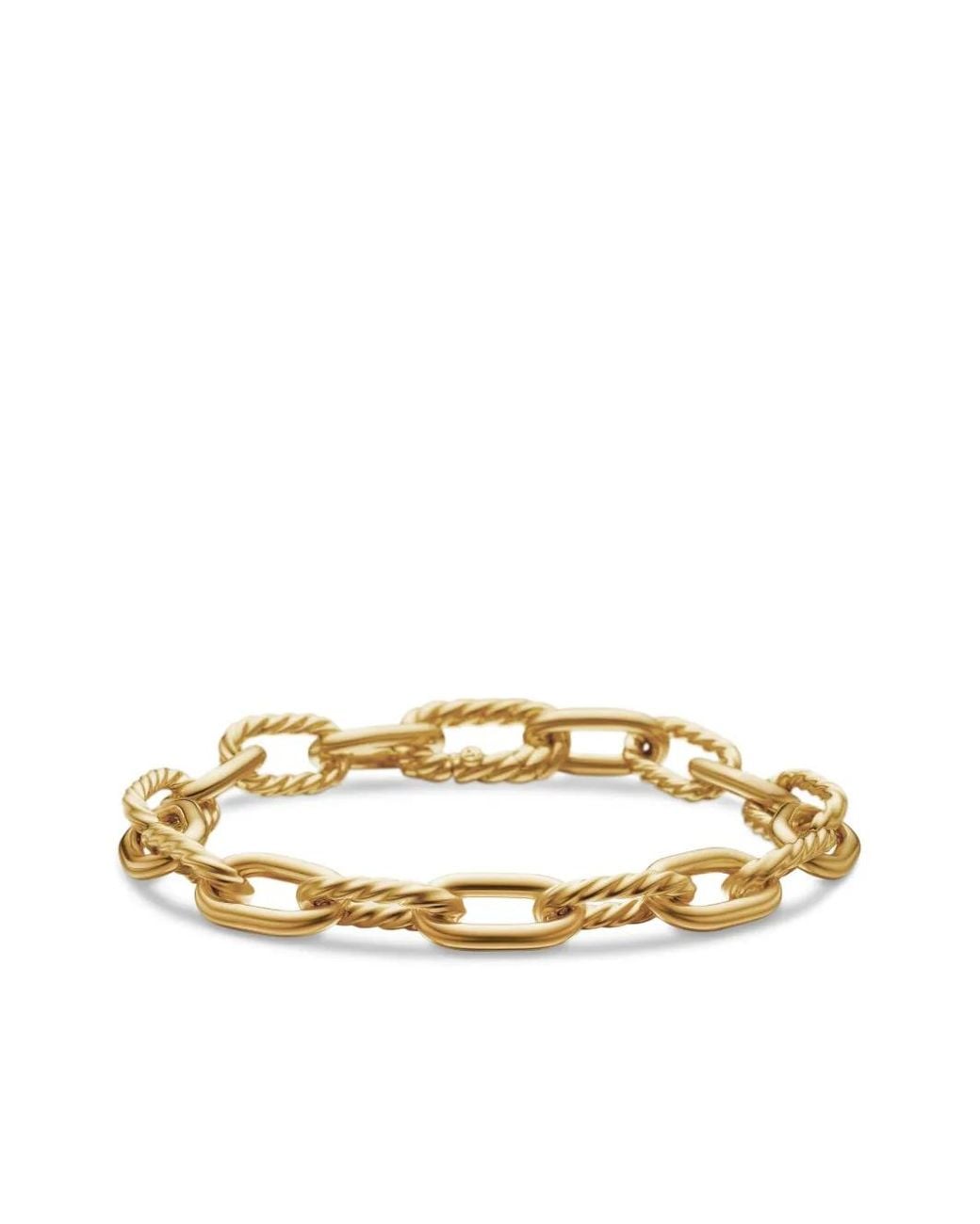 David Yurman Metallic 18Kt Dy Madison Chain Bracelet (8.5Mm)