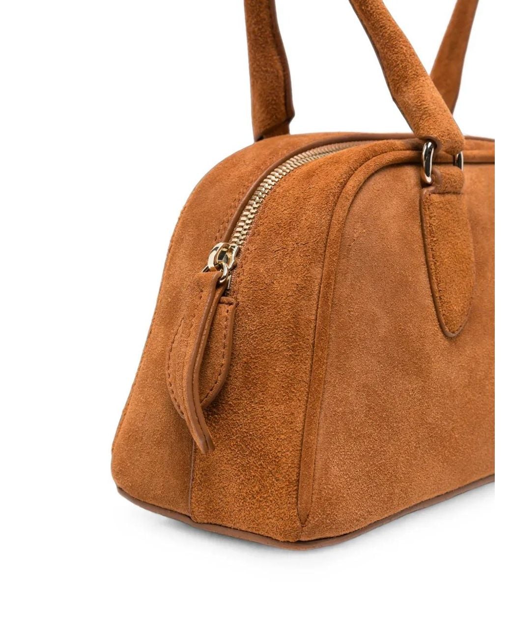 A.P.C. Brown Paloma Suede Tote Bag