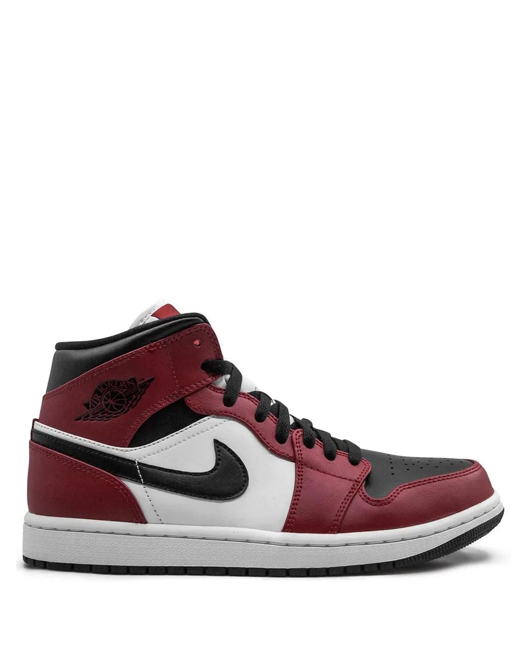 Nike Brown Air 1 Mid "Chicago Toe" Sneakers for men