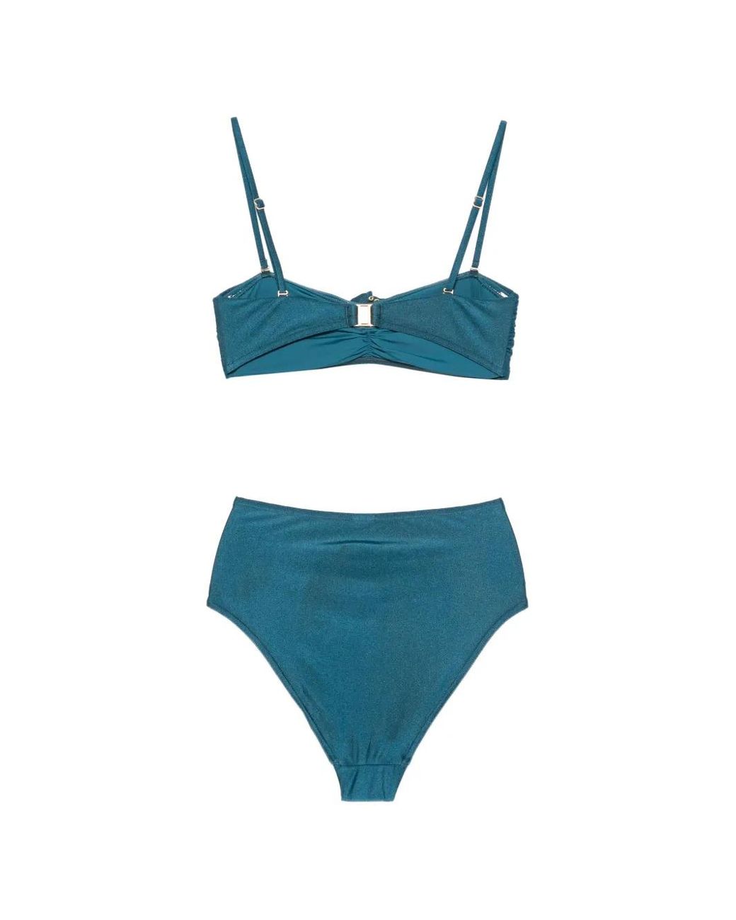 Zimmermann Blue Indra Studded Flower Bikini Set
