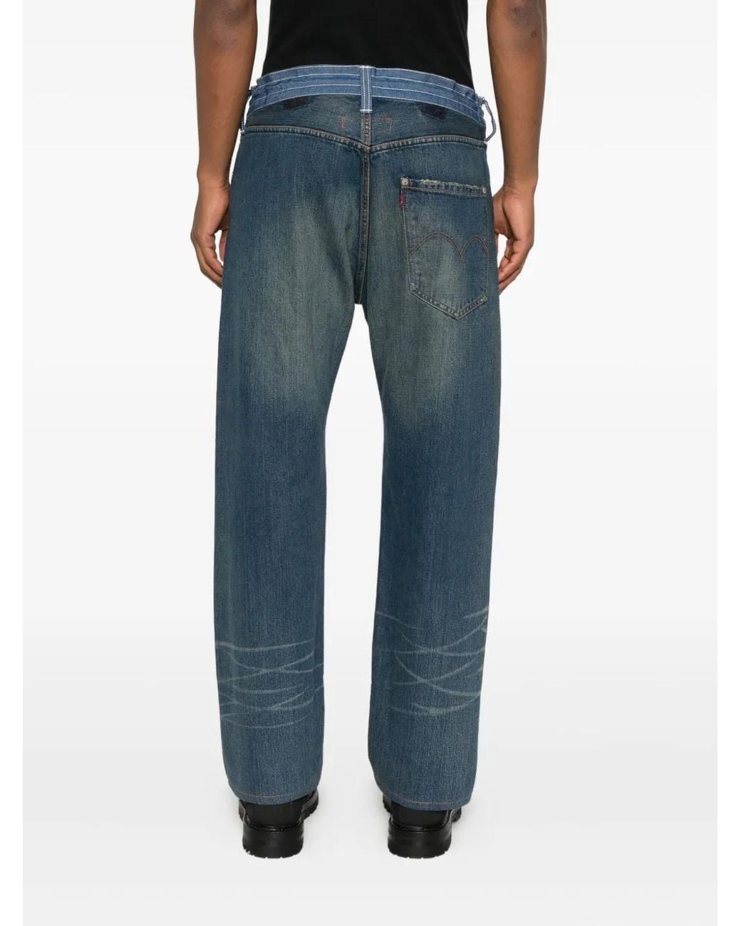 Junya Watanabe Blue Denim Cotton Jeans for men