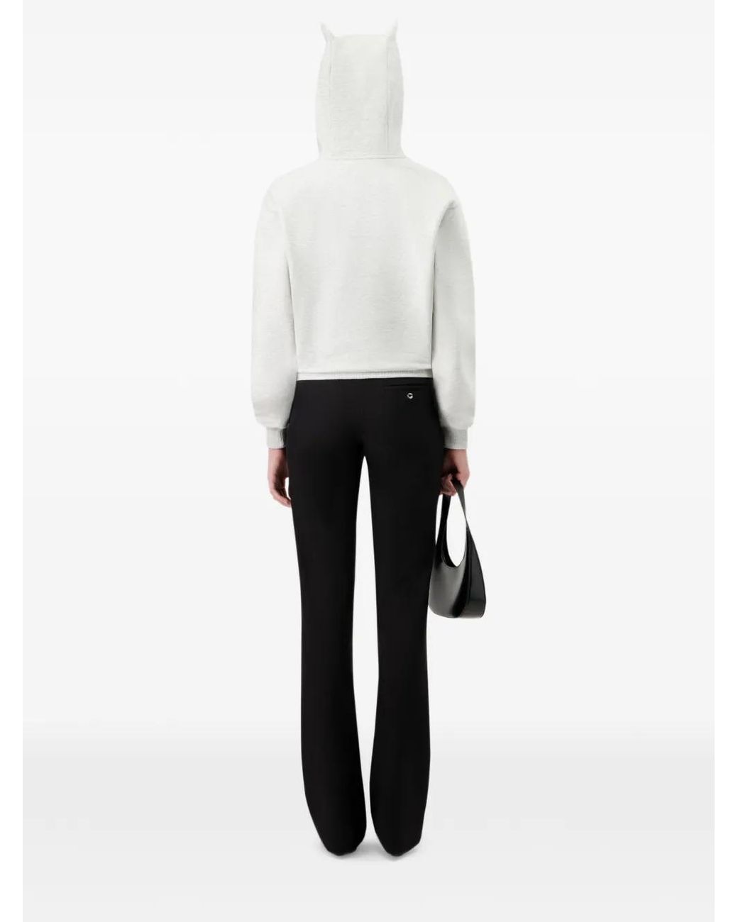 Sudadera Horn Con Capucha Coperni de color White