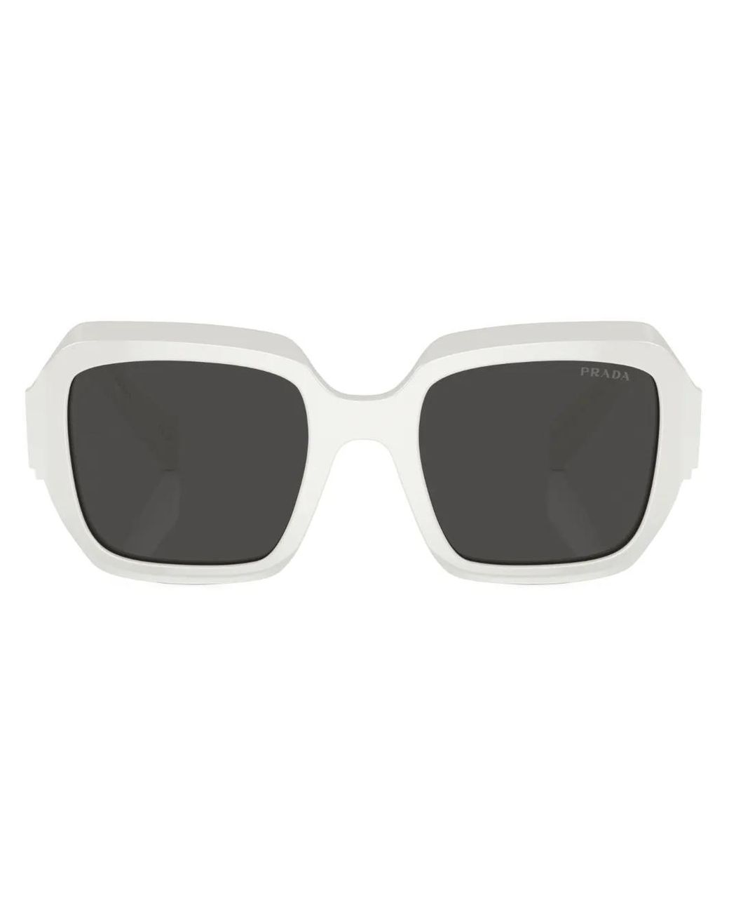 Occhiali Da Sole Oversize di Prada in Gray