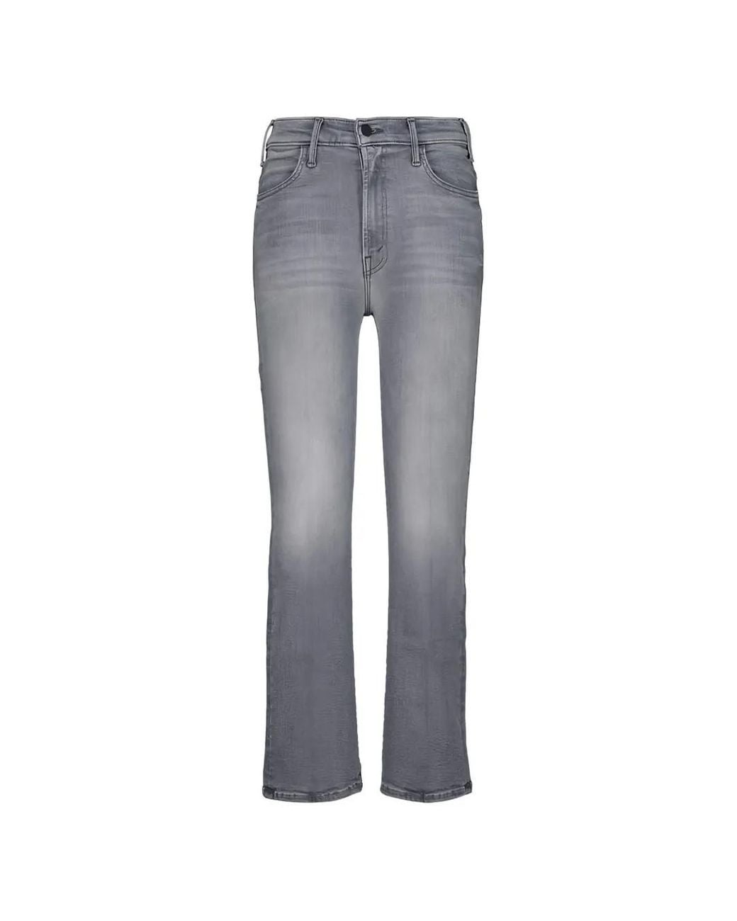 Mother Gray The Hustler Bootcut-Fit Jeans