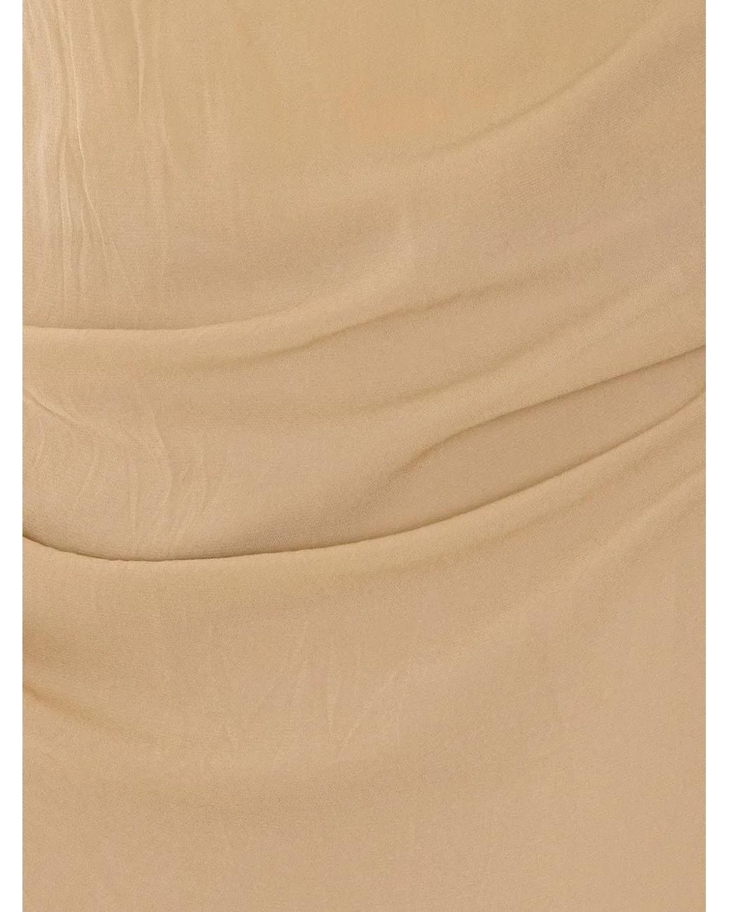 Aniye By White Draped Asymmetric Dress
