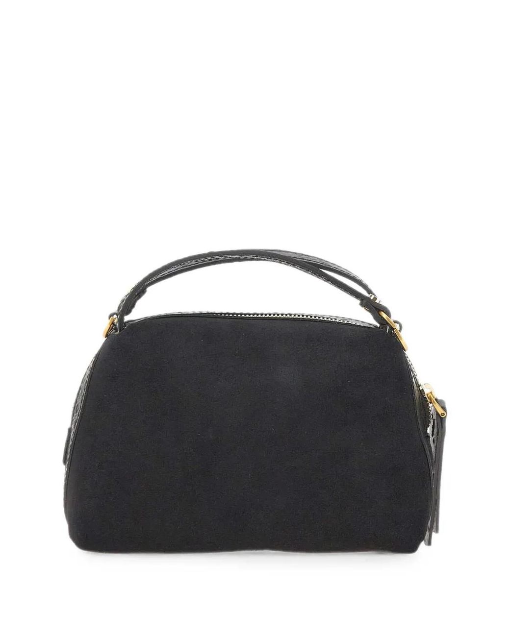 Gianni Chiarini Black Alifa Suede Handbag