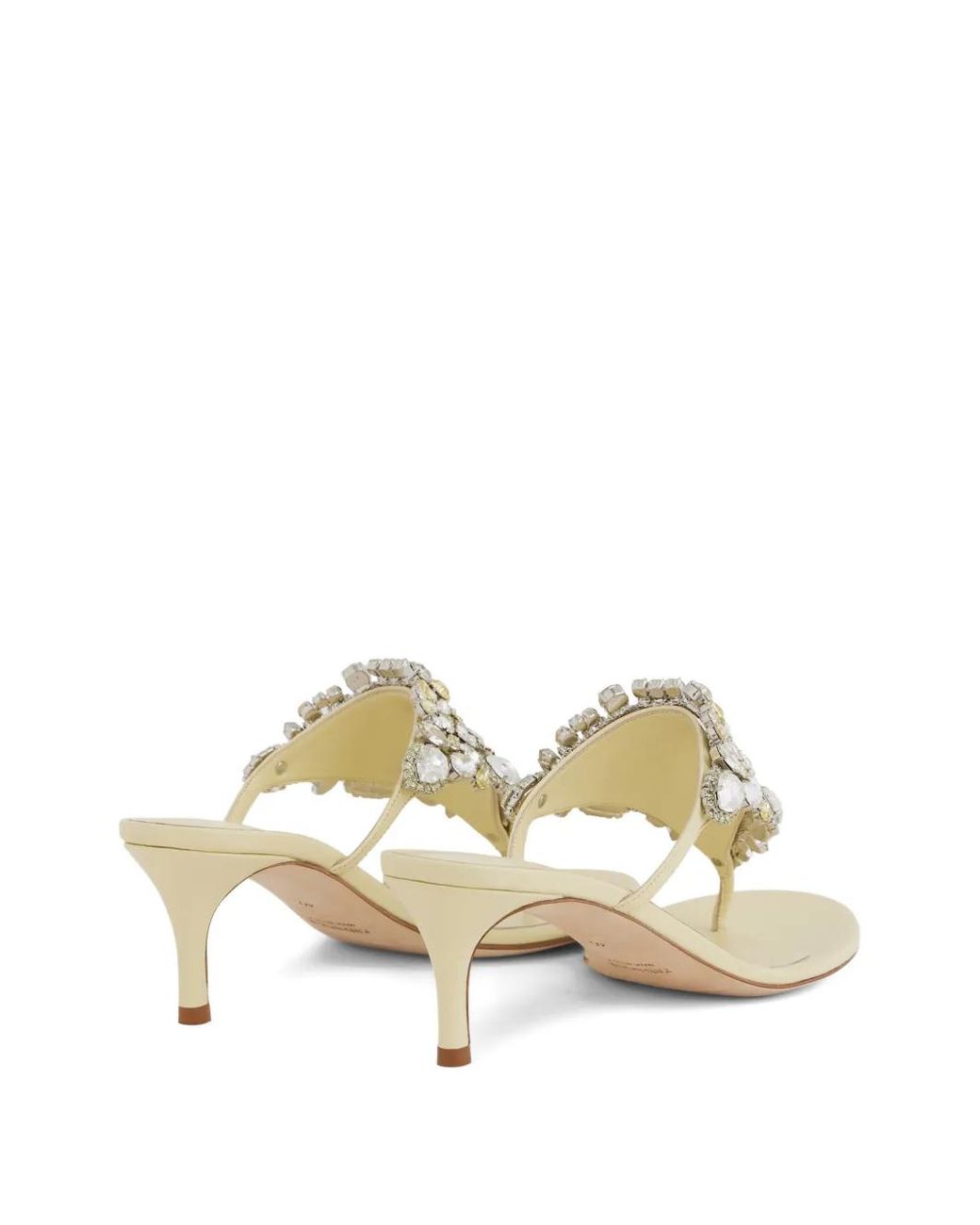 Rabanne Metallic Crystal-Embellished Sandals